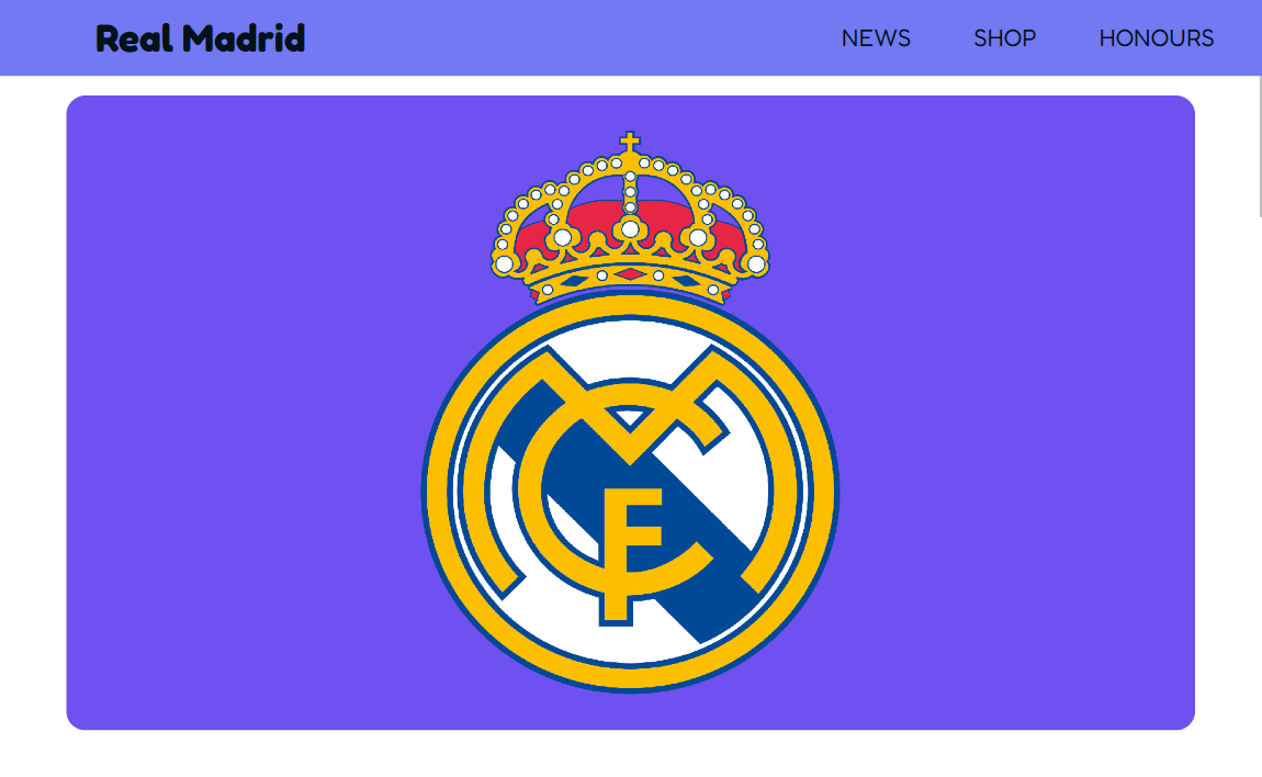 Real Madrid website